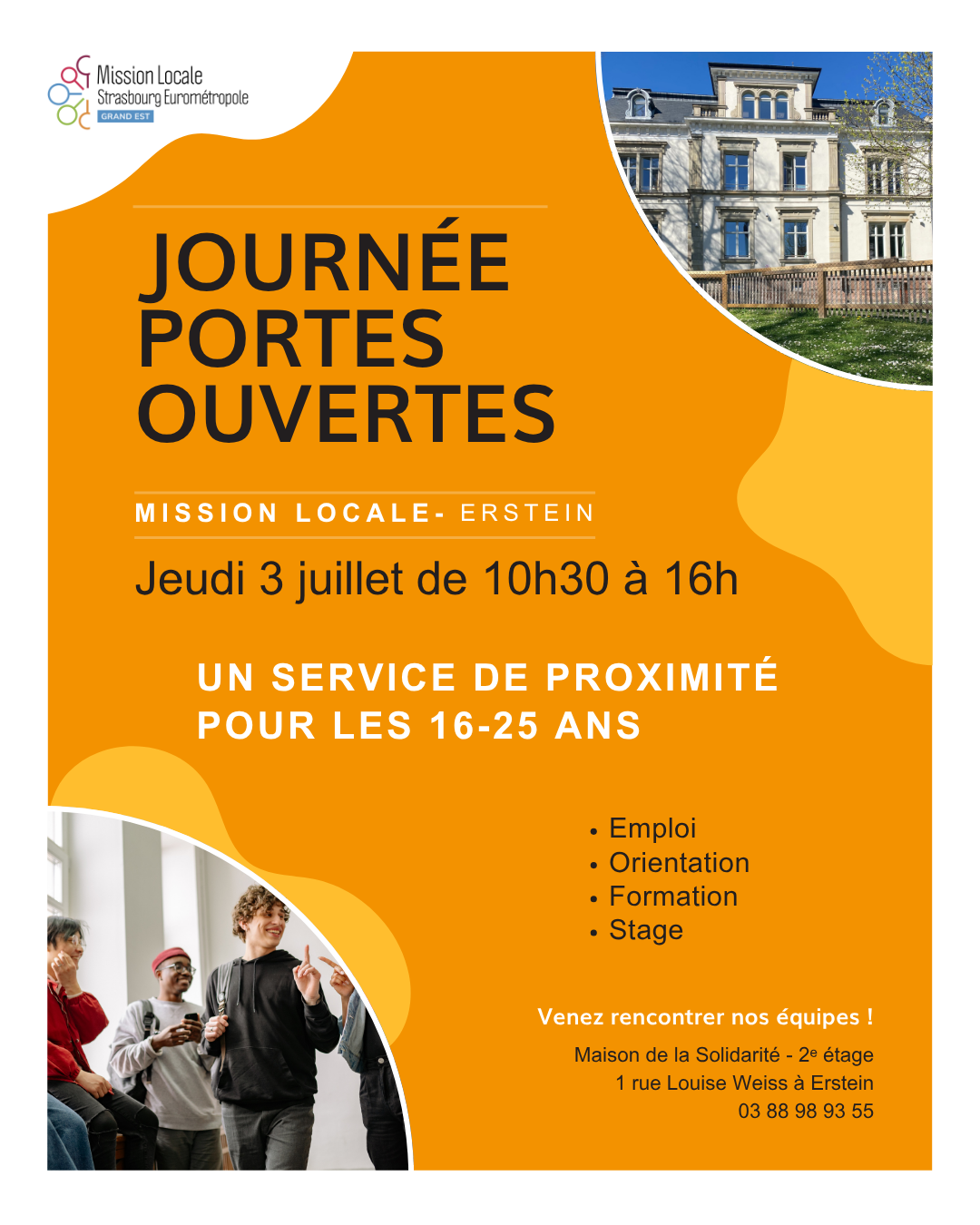 La Mission Locale Pour l'Emploi ouvre ses portes le 3 juillet